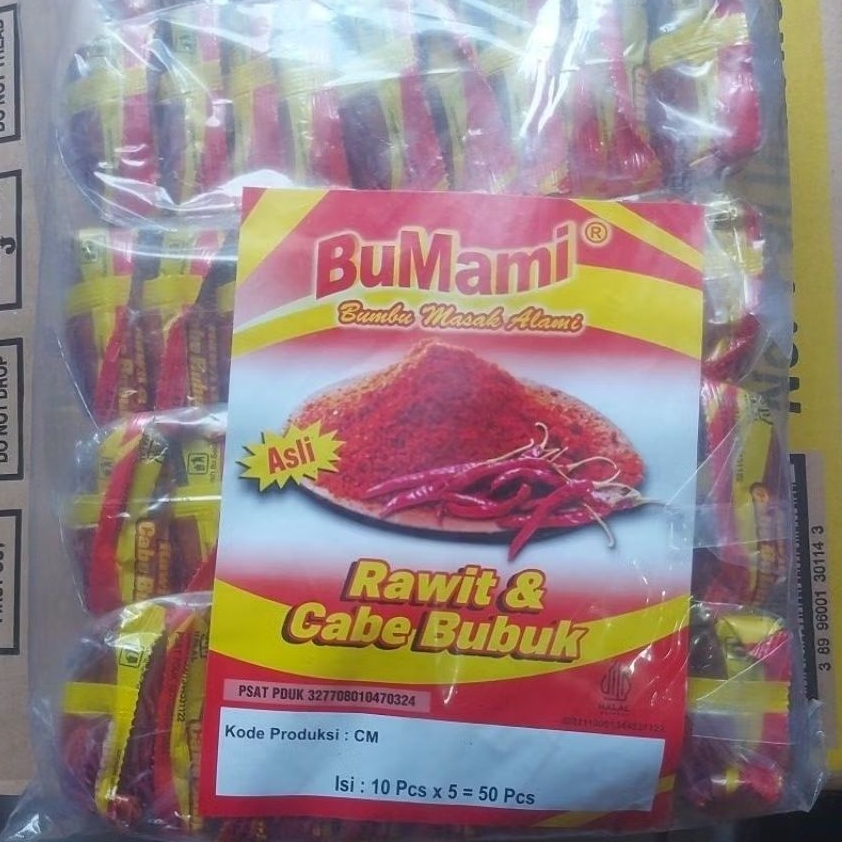 

BuMami / Rawit & Cabe Bubuk / 1 ball isi 50 Pcs