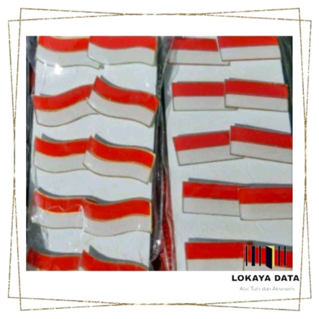 PIN BENDERA MERAH PUTIH / BROS BENDERA MERAH PUTIH