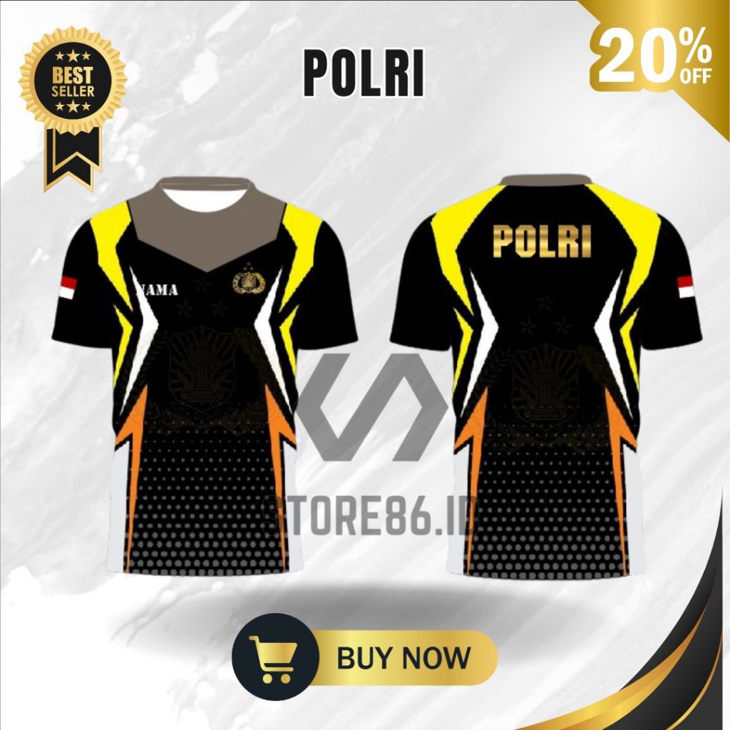 JERSEY POLRI FULLPRINT SUBLIME / KAOS POLRI M DRIFIT / JERSEY POLRI / FULL PRINTING