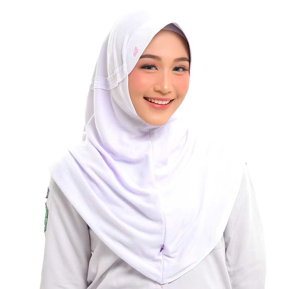 Rabbani - Innova LX Kerudung Jilbab Bergo Sekolah Pad Putih Coklat Hitam