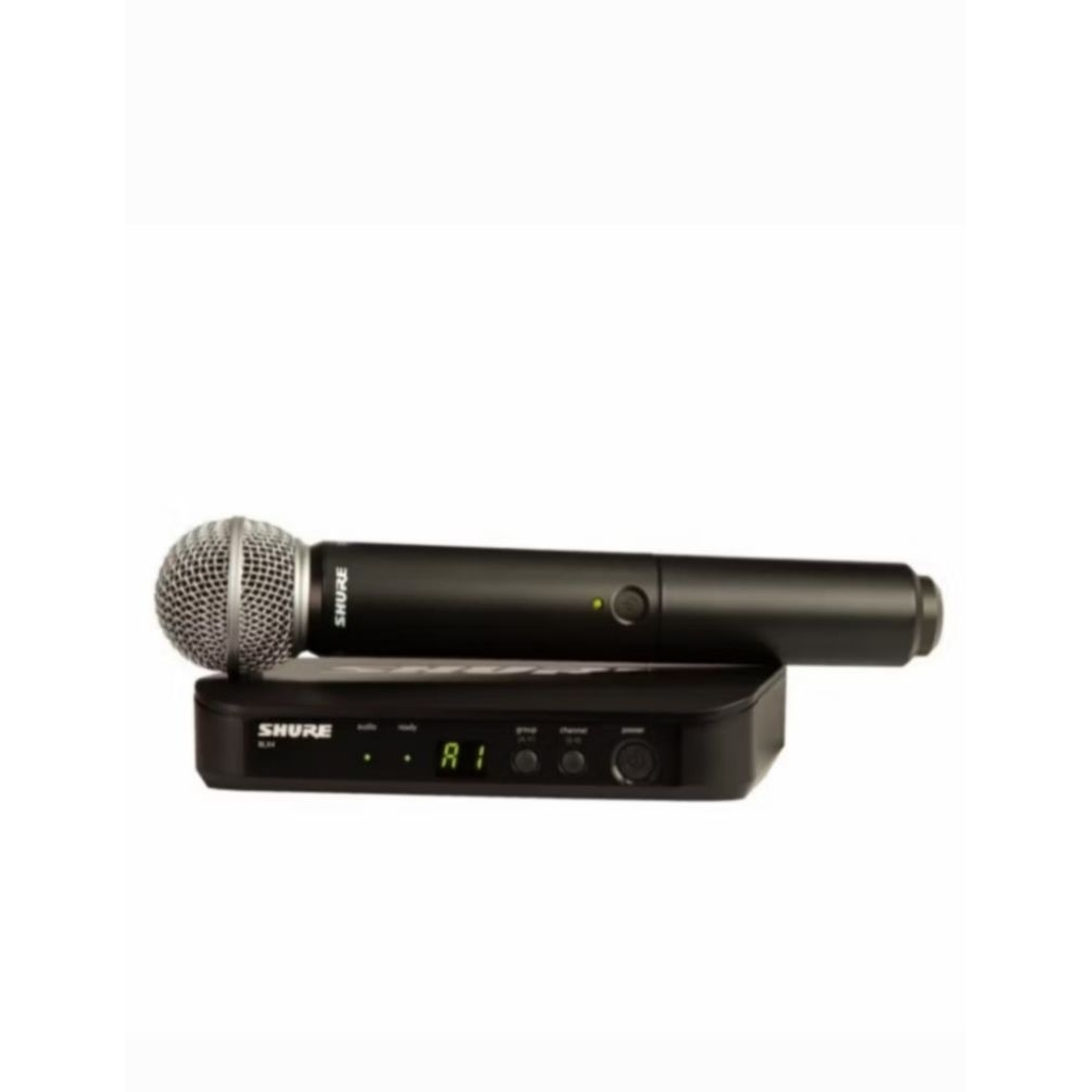 Mic Wireless Shure Blx24 SM58 Original Shure Blx24/sm58 Single Mic