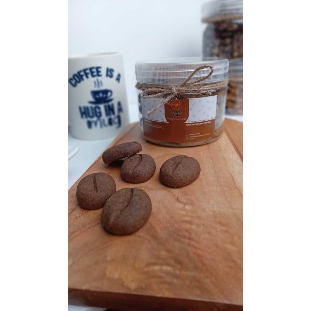 

COFFEE BEAN COOKIES by BAKE TO ME | Kue kering rasa dan bentuk kopi |Kue kering enak