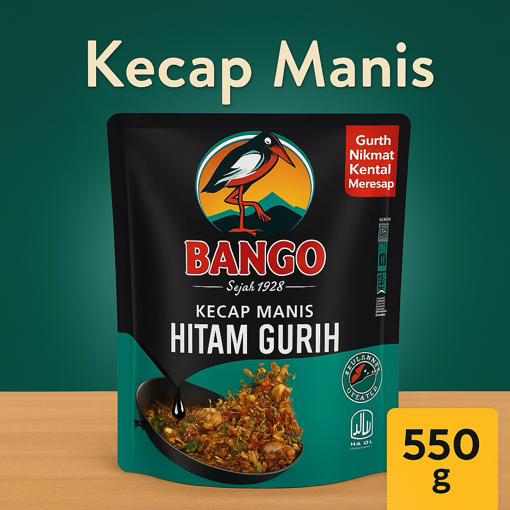 

Bango Kecap Manis Hitam Gurih 550g – Gurih Nikmat Kental Meresap | Sembako Express