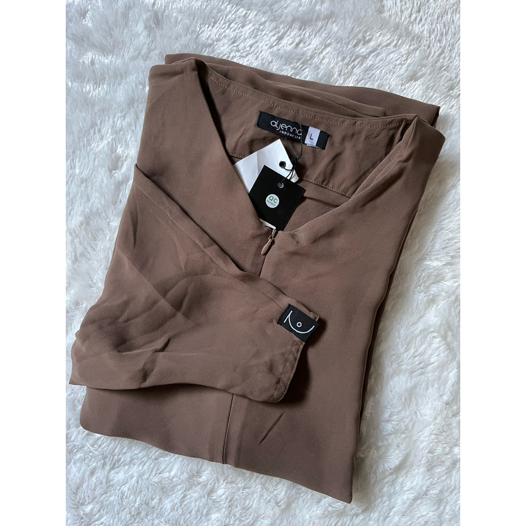 Ready Stock Aljenna Shofii abaya Cookie L