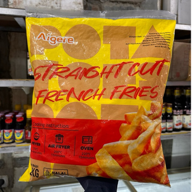 

AIGERE kentang goreng straight 2kg