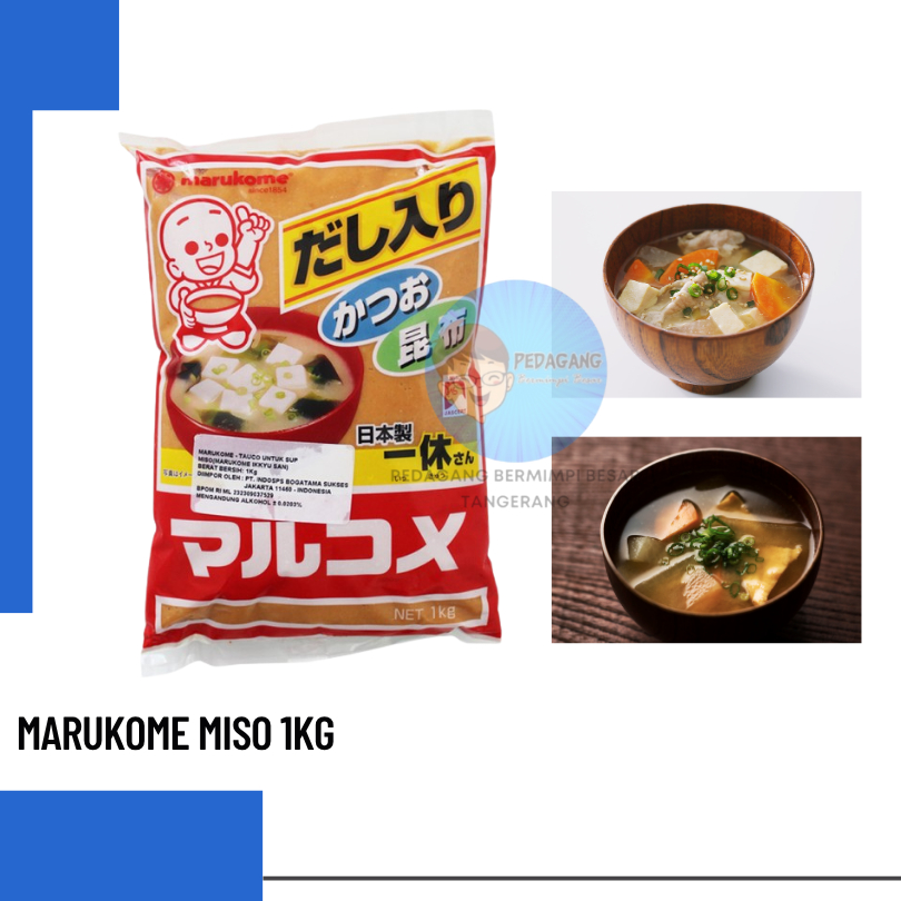 

Marukome Ikkyusan Miso Paste 1Kg / Bumbu Pasta Miso Import Jepang