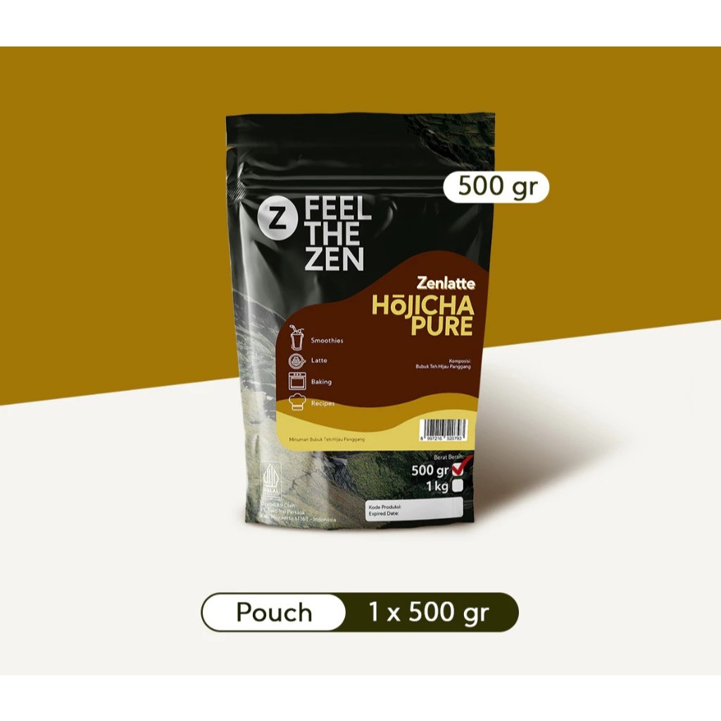 

Zenlatte Hojicha Pure - 500gr | Bubuk Hojicha | Hojicha Powder
