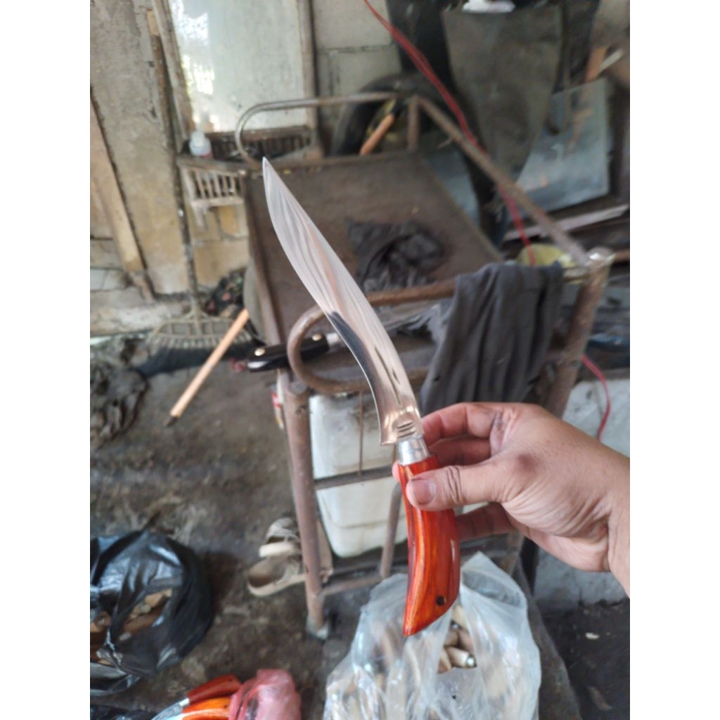 PISAU SESET DAN SERBAGUNA PANJANG 30CM ANTI KARAT