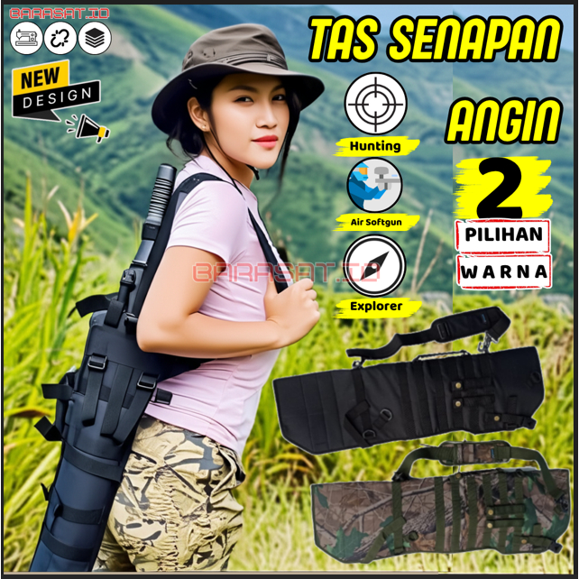 Kantong PCP Predator Slempang Tas Sarung Sanapan Angin Airsotgan Untuk Semua Jenis dan Merk