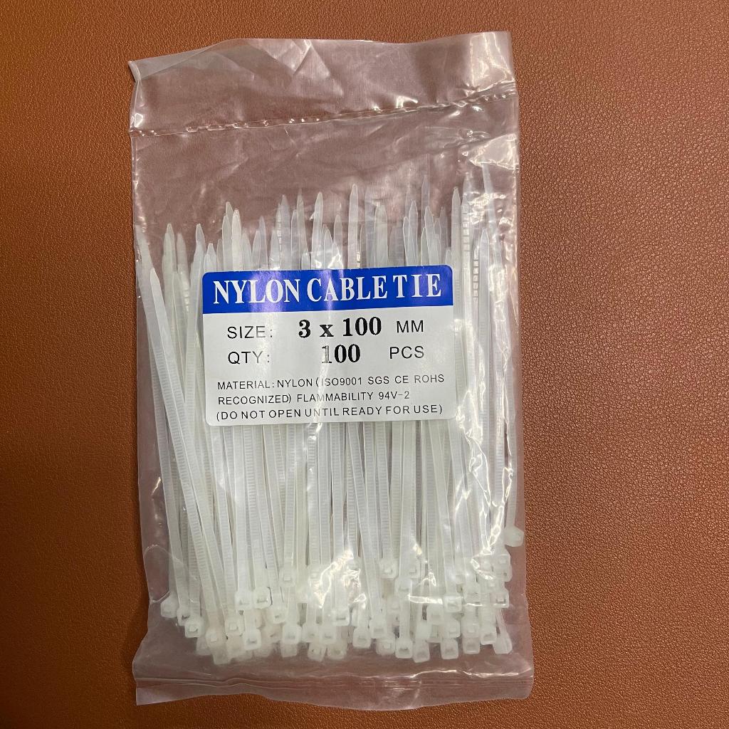 

Kabel Ties 1 Pack isi 100 PCS Kabel Tie /Kabel Tis 3x10cm/2.5mm/Kabel Ties putih/NYLON CABLE TIES