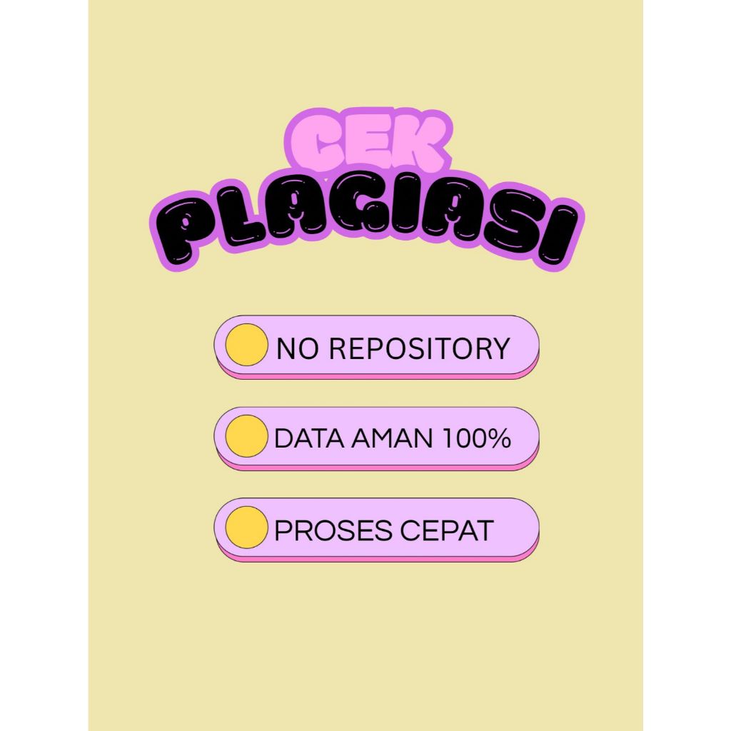 Cek Turnitin (PROSES 5 MENIT 24/7) NO REPOSITORY