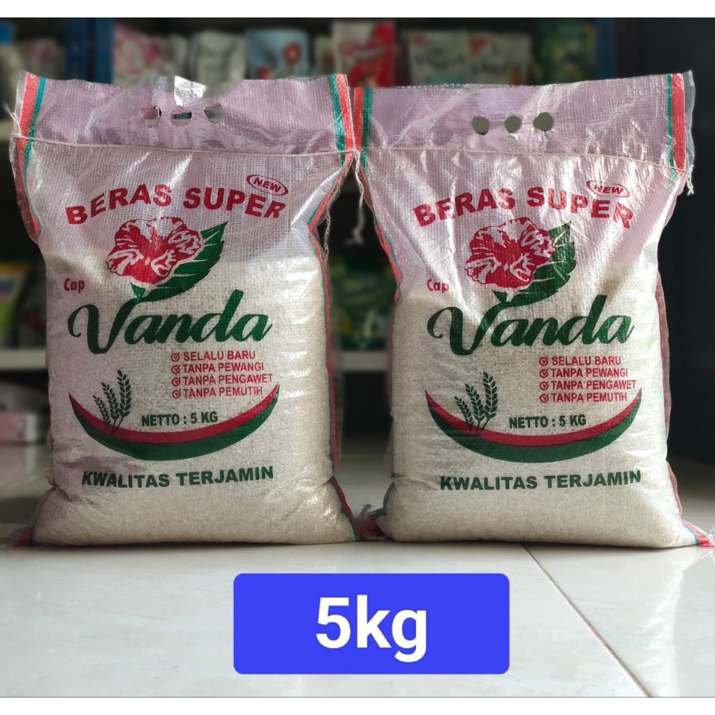 

BERAS SUPER VANDA 5Kg