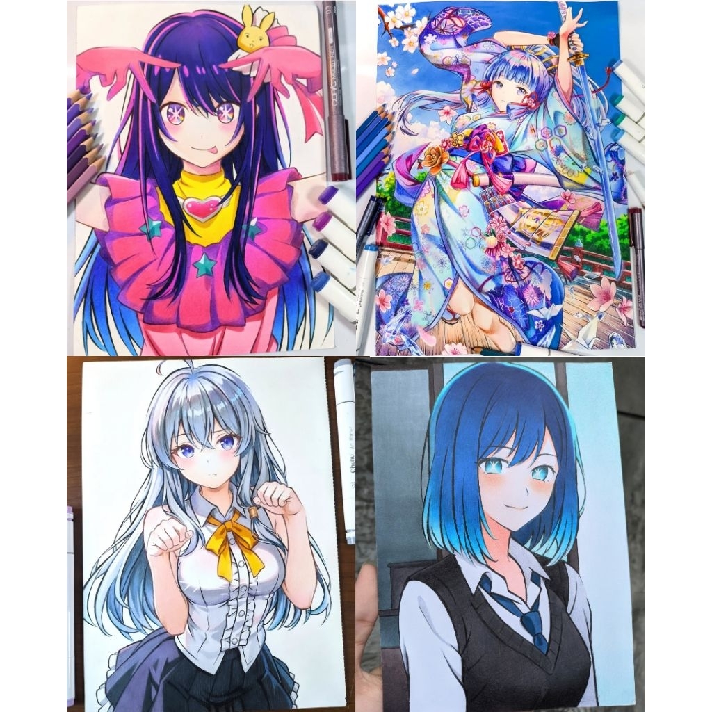 

open jasa gambar atau order gambar yang sudah ada. gambar anime atau manga dengan kualitas premium