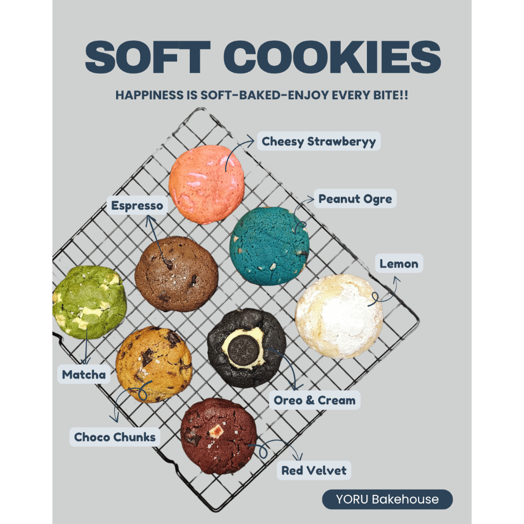 

YORU Soft Cookies - Buy 7 get 1 free - Brown Butter - Baked Goods