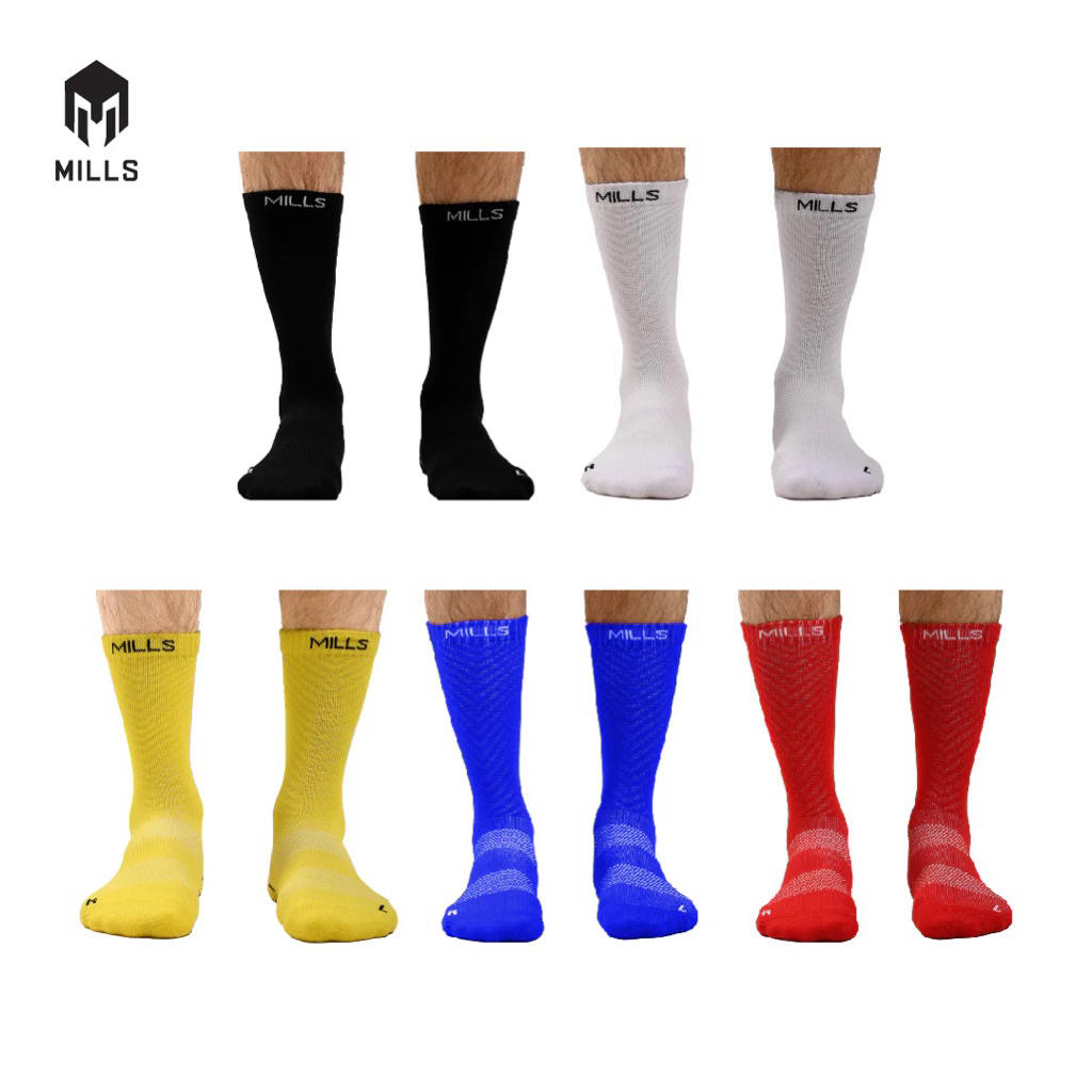Mills Quarter Anti Slip Socks Original - Kaos Kaki Olahraga Mills Anti Slip Sock - Kaos Kaki Sport M