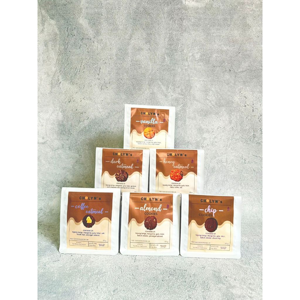 

Cholyn's Cookies Pouch 65gr