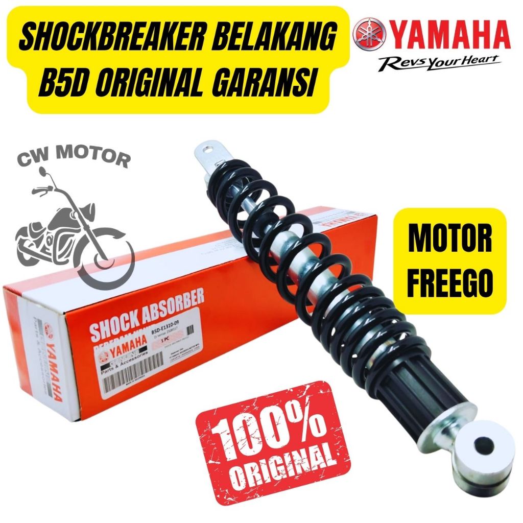SHOCKBREAKER BELAKANG YAMAHA KODE B5D MOTOR FREEGO 100% ORIGINAL (GARANSI)