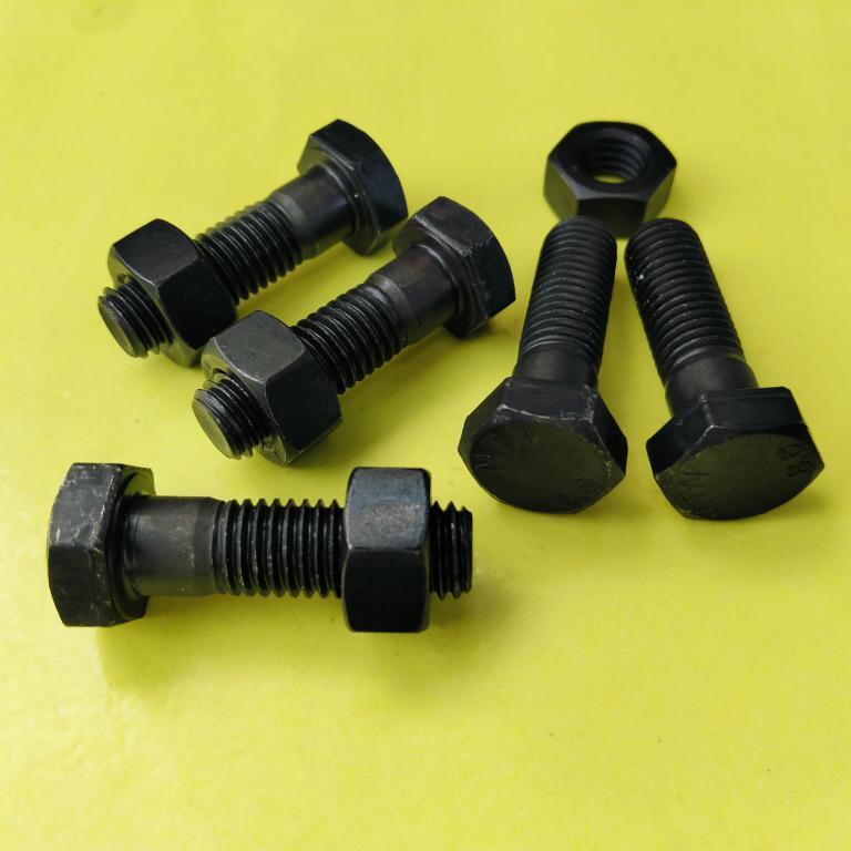 BAUT BAJA HTB 8.8 M8 X 40 / BAUT 13 KUNCI 13 HALF DRAT / BAUD HALF DRAT 13 / BAUT BAJA M8 X 40 HITAM