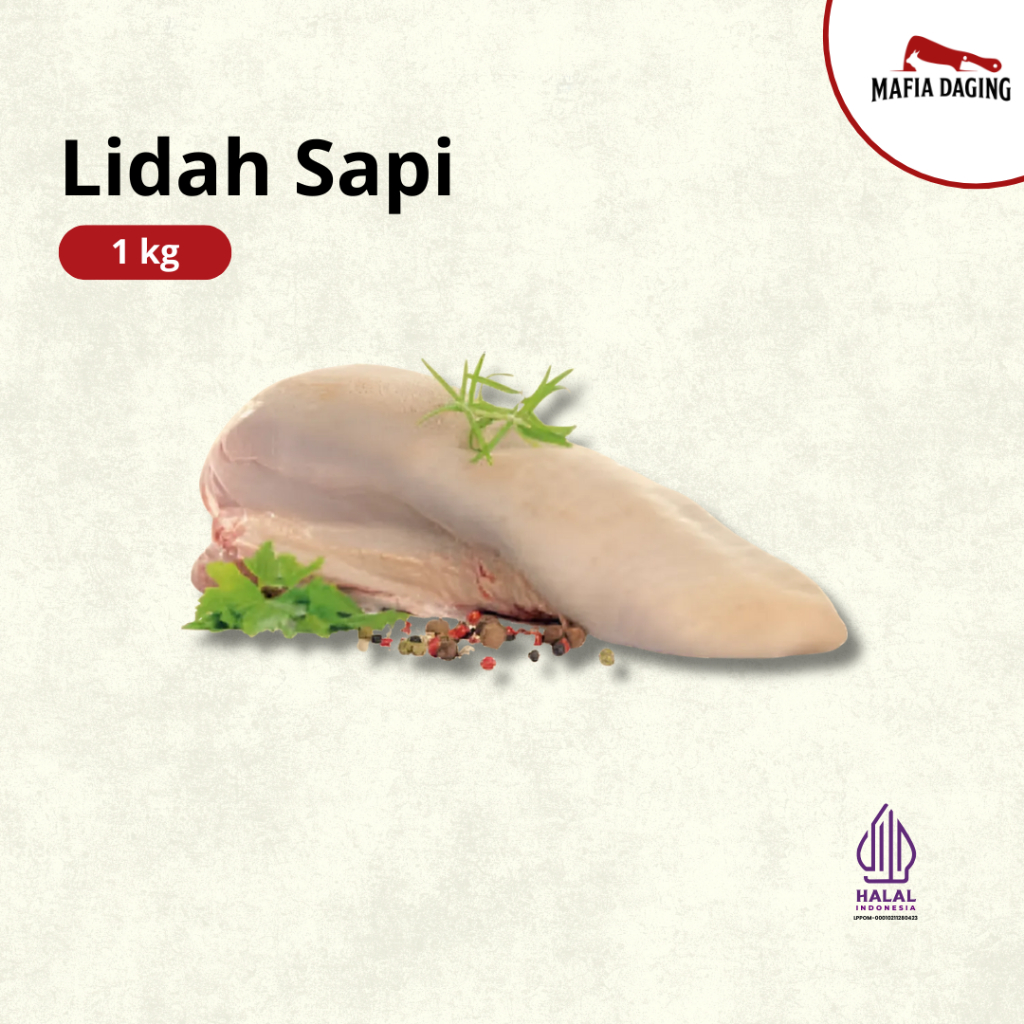 

[Mafia Daging] Lidah Sapi Lokal / Beef Tongue Local 1 kg