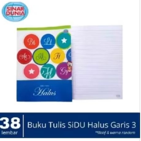 

buku garis 3/buku tulis halus sidu 38 lembar 1pcs