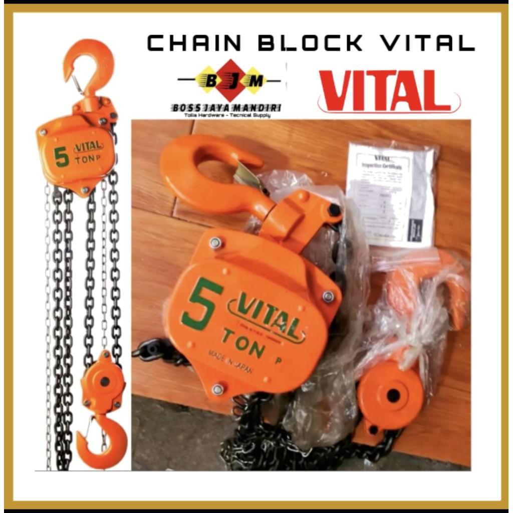 CHAIN BLOCK 5 TON X 7 METER VITAL
