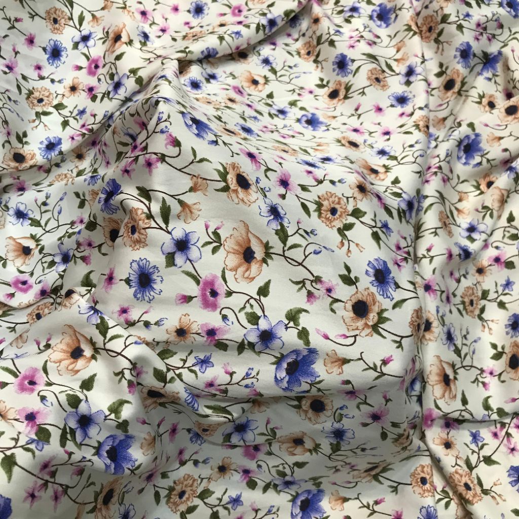 kain Armany silk motif bunga ~ kain satin Armany silk motif ~ kain silk motif bunga frds