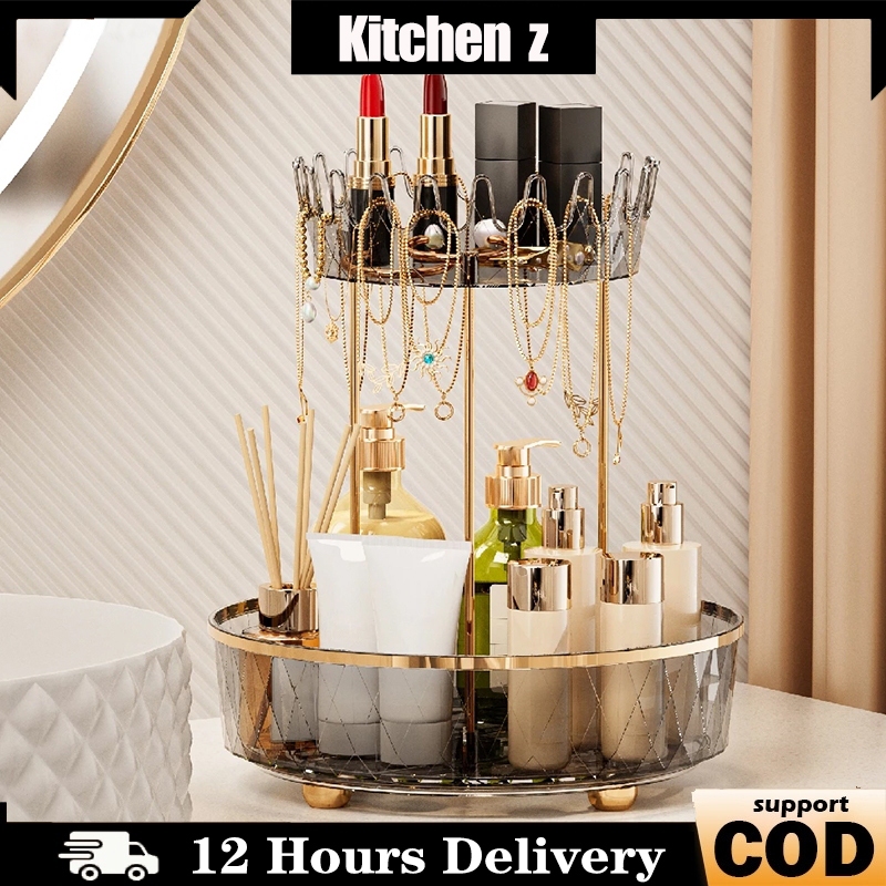 Rak Kosmetik Aesthetic /Tempat Make Up Aesthetic / Rak Skincare Aesthetic / Nampan Aesthetic