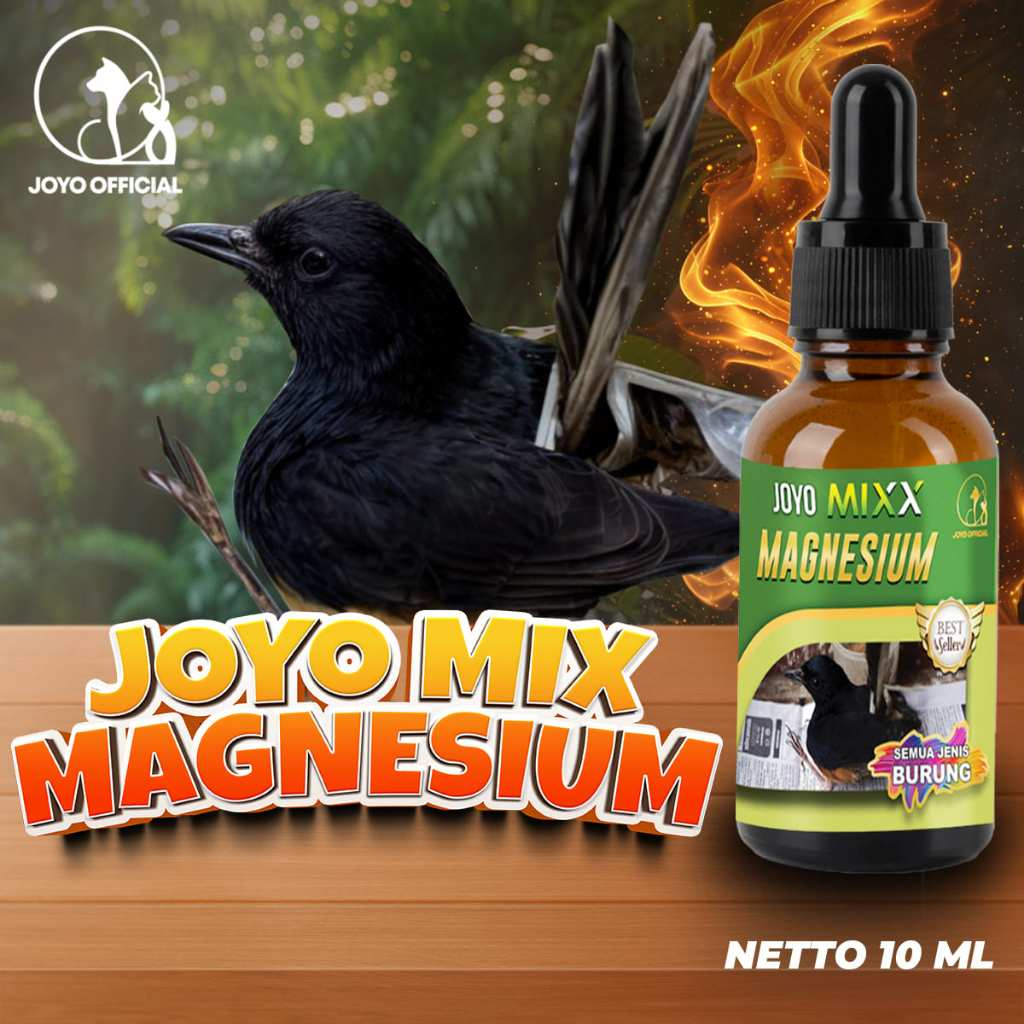 OBAT BURUNG KAKI LUMPUH | VITAMIN MEMPERKUAT OTOT KAKI | MEMPERKUAT TULANG  | MIXX MAGNESIUM 10ML