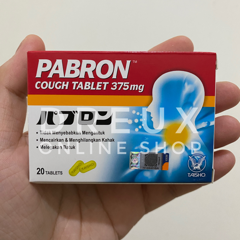 [IMPORT] TAISHO PABRON Cough Tablet 375mg 20 Tablets / Box