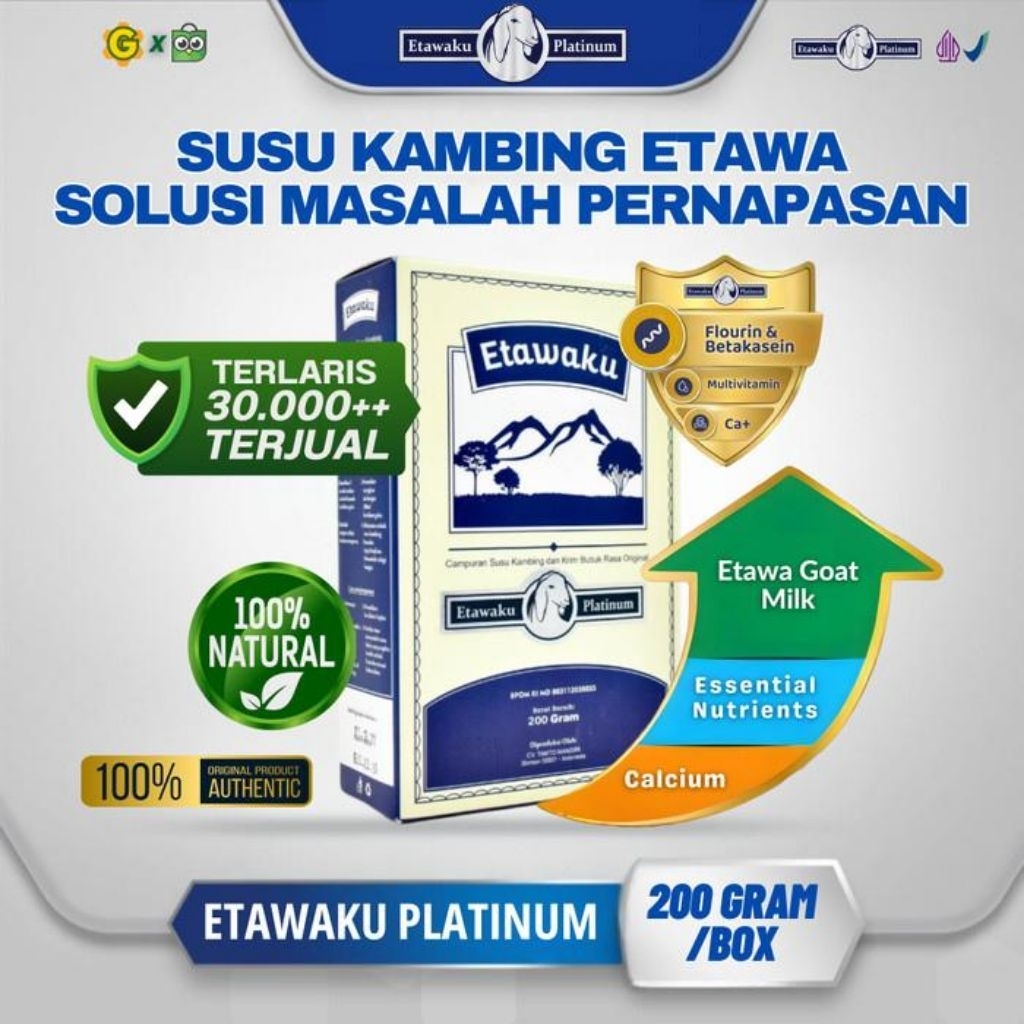 

Etawaku Platinum Susu Kambing Etawa Solusi Masalah Pernapasan Kesehatan Paru-Paru dan Persendian Secara Alami