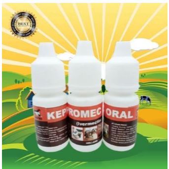KEPROMEC ORAL 10 ML - Obat Gudik Jamur Scabies Kucing Kelinci Anjing