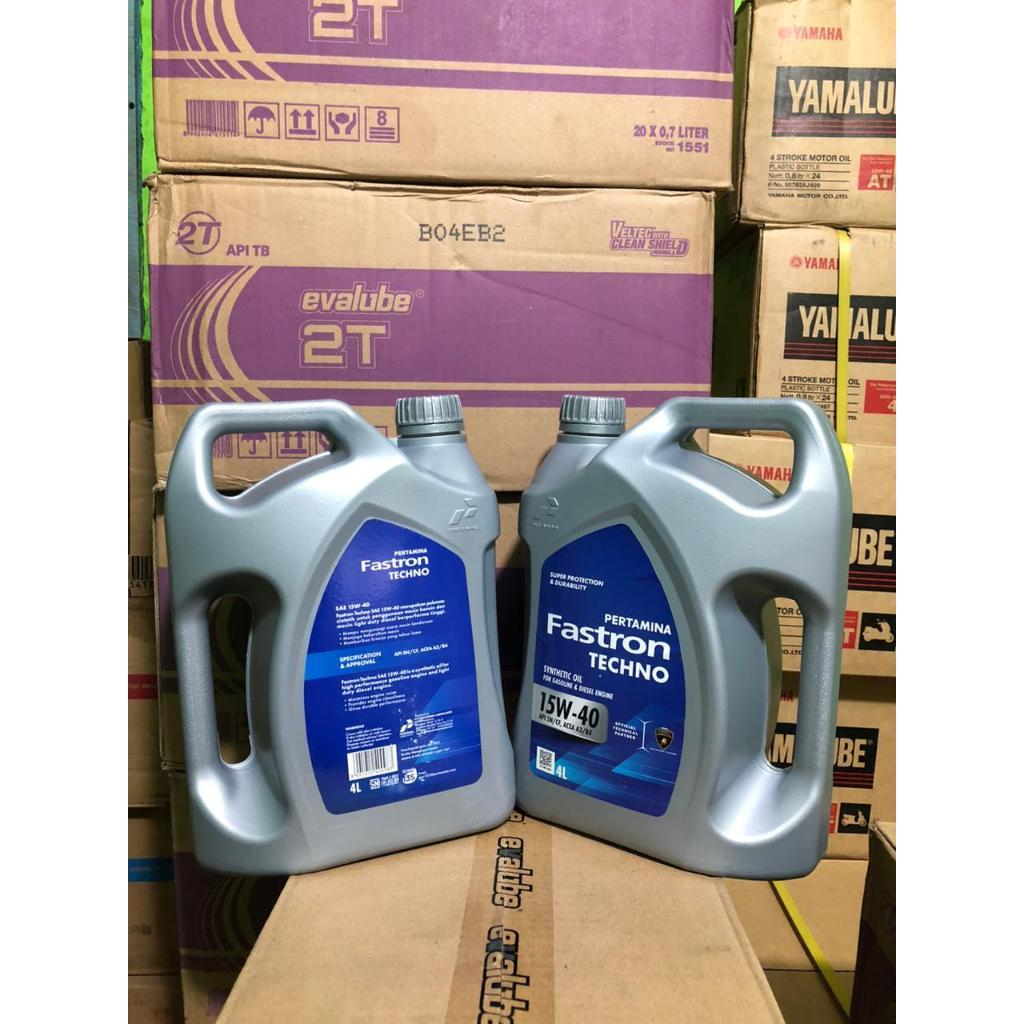 [Asli 100%] OLI FASTRON TECHNO 15W-40 LAMBO, 4Liter SNI / OLI MOBIL /FASTRON TECHNO /ORIGINAL PERTAM