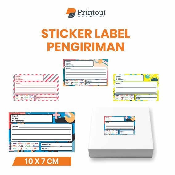 

STICKER PENGIRIMAN CUSTOM / STIKER Murah Jakarta MINIMAL ORDER 18pcs Sticker Online Shop