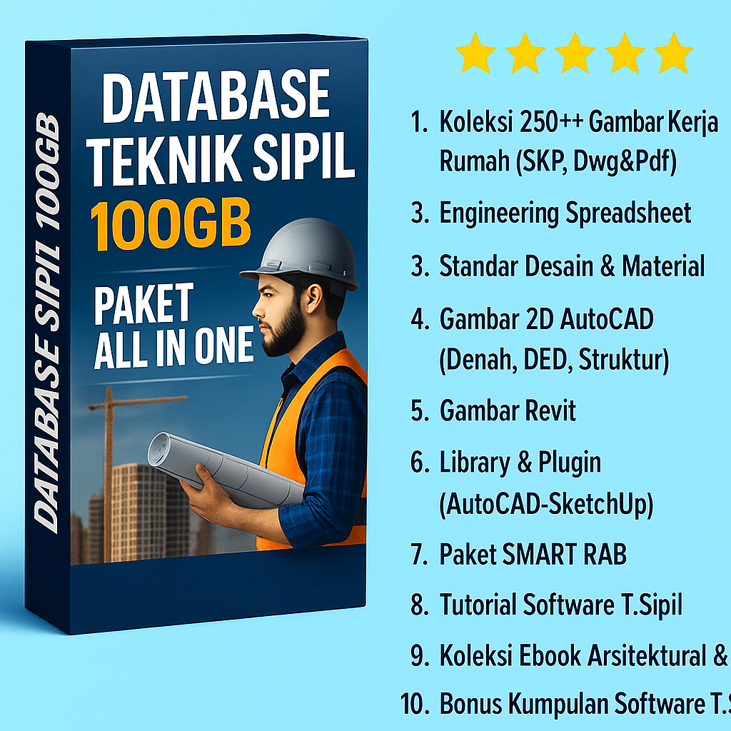 DATABASE TEKNIK SIPIL PREMIUM - Paket Bundle All in One