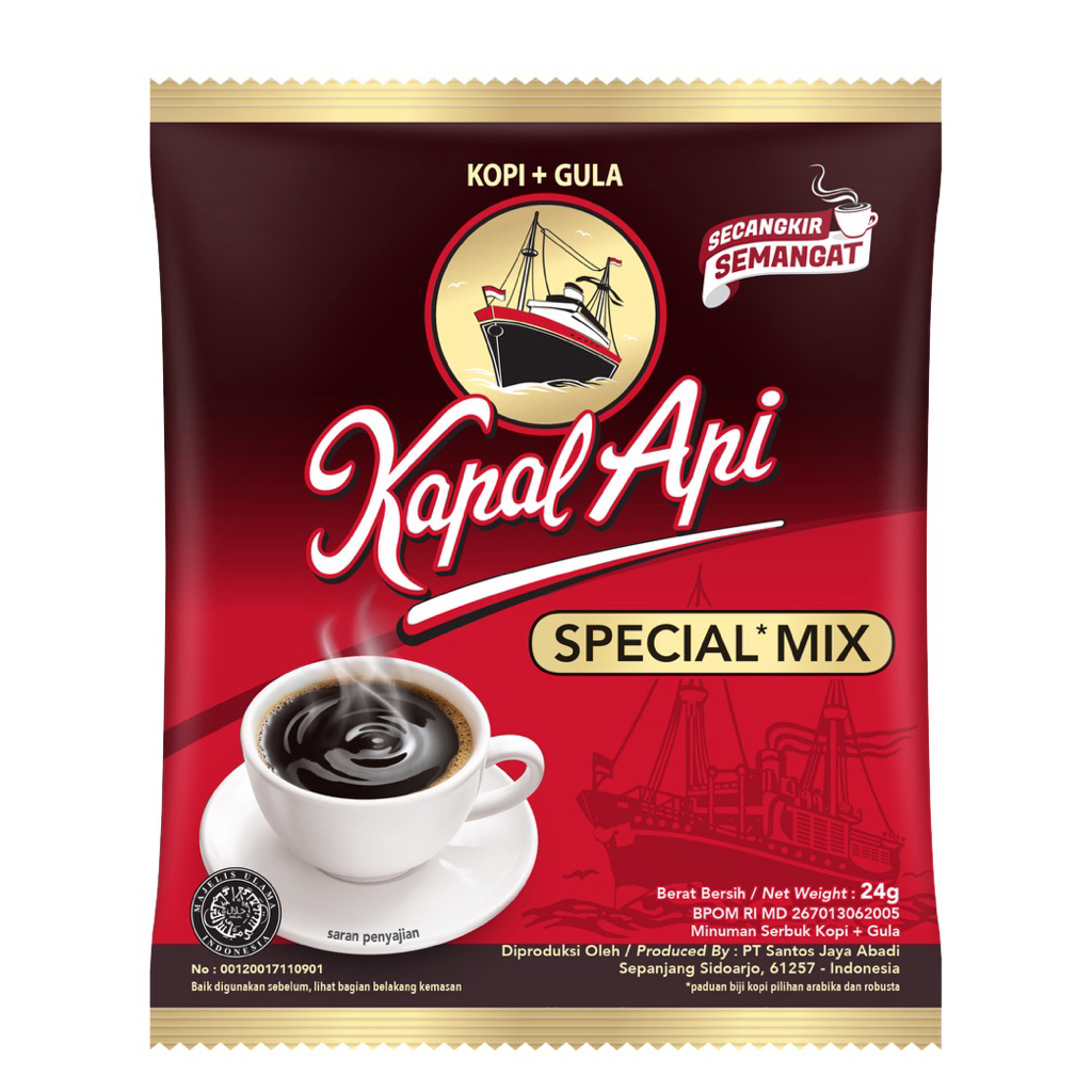 

Kapal Api Special Mix Kopi Renteng (10 sachet, @23 Gram)