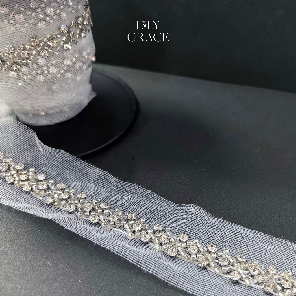 Payet Meteran - Aksesoris Payet - Payet Import - Payet Swarovski - PM 002 Silver