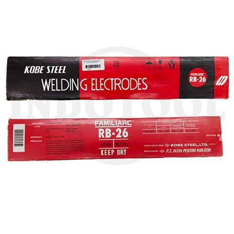 5 KG KAWAT LAS RB-26, E6013 4.0mm / KAWAT LAS 5 KG RB26 E6013 KOBE STEEL