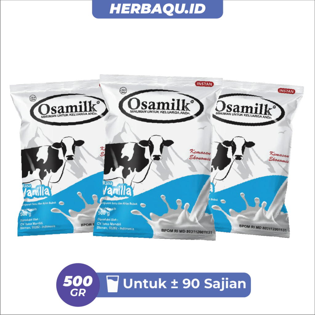 

Paket 3 Box Osamilk Vanilla Susu Sapi Original Bisa COD