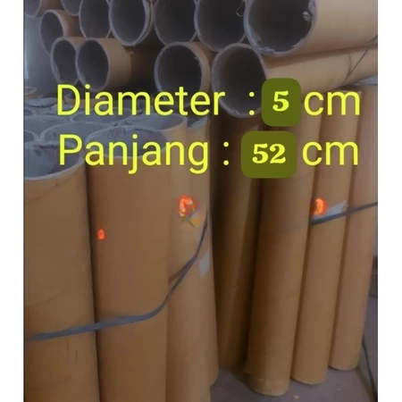 

SElongsong Paper Core Tabung Packing Bobin Diameter 5 x 52 Cm