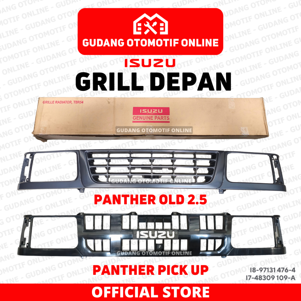 Rambang Grill Depan Isuzu Panther 2.5 Kotak Hi Grade Grand Royal Pickup ORI Original