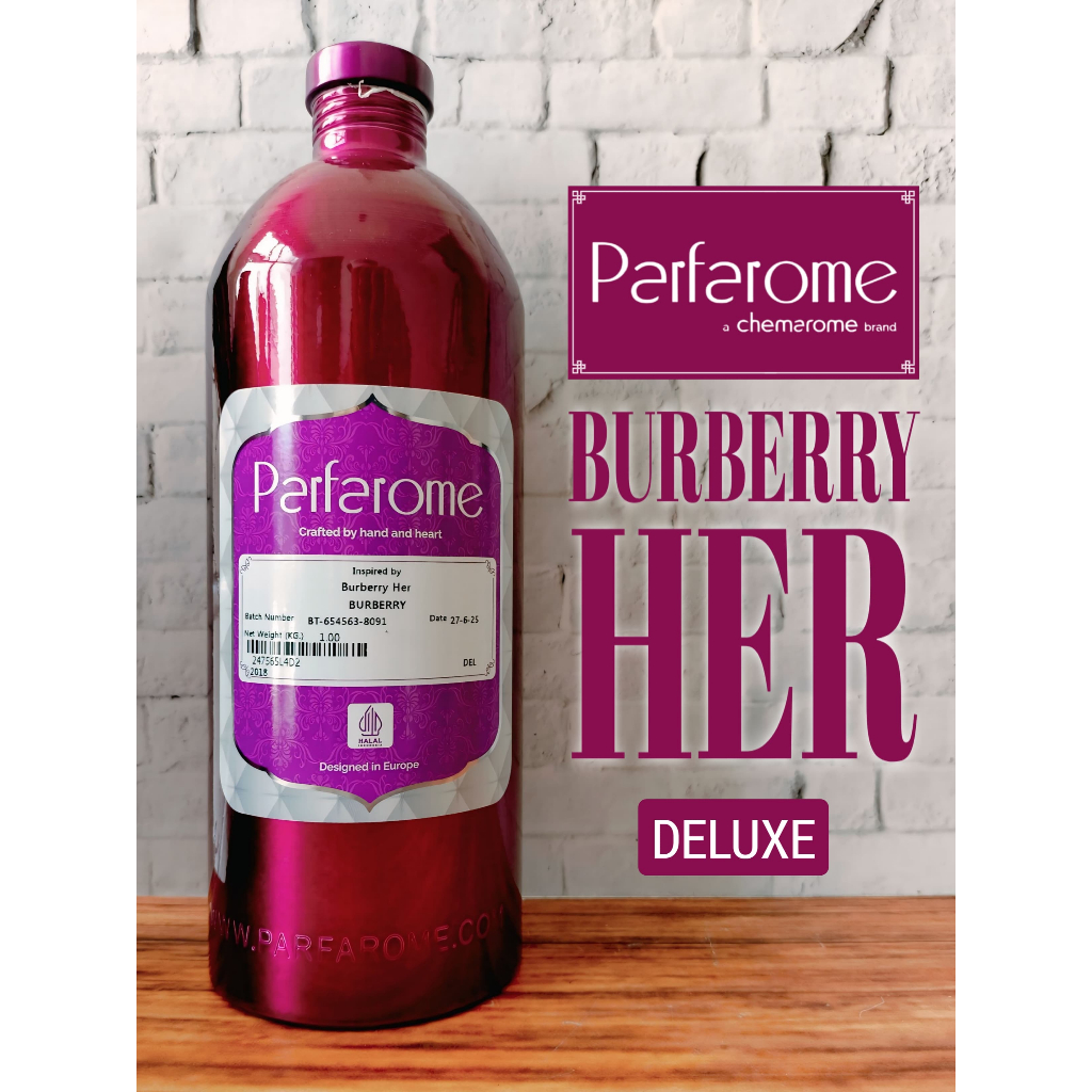 BURBERRY HER BY PARFAROME (DELUXE) - BIBIT PARFUM  KEMASAN SEGEL KALENG 1 KG (ORIGINAL)