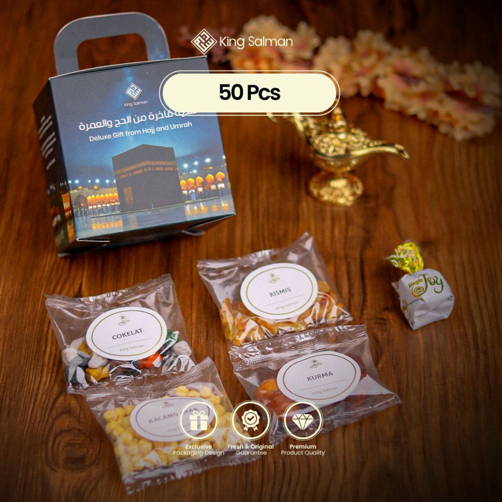 

King Salman - Oleh-Oleh Haji & Umroh SHAFA Galaxy 50 Pcs - Non Zam Zam