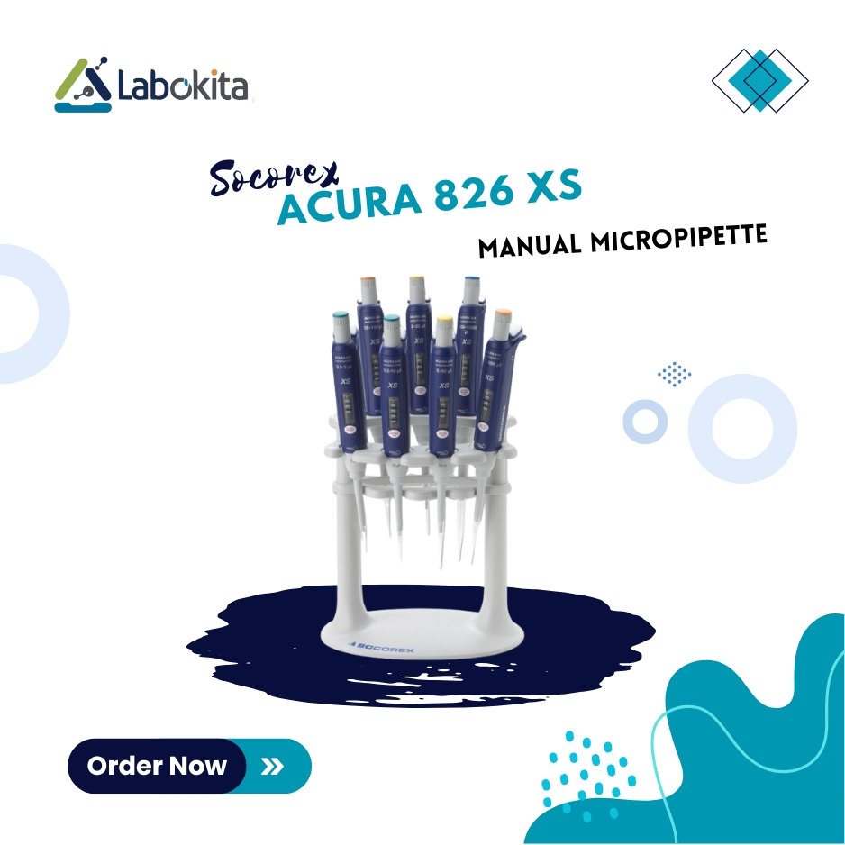 Socorex Acura 826 XS Manual Micropipette