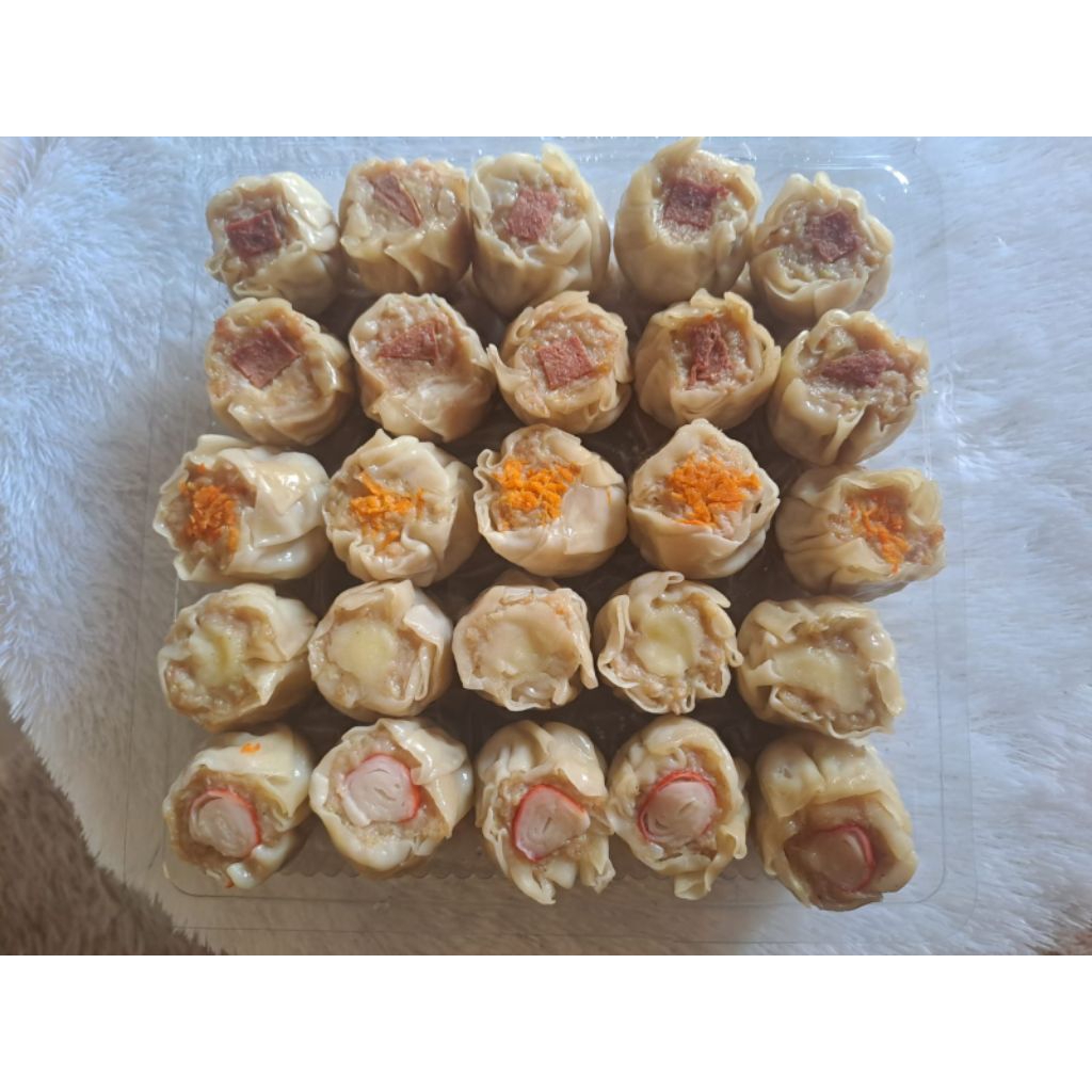 

Dimsum Gemoy isi 50pcs dalam bentuk frozen/beku