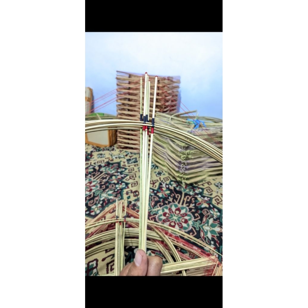 Arku layangan Sukhoi Lilitan 2 Bambu Petung Tua