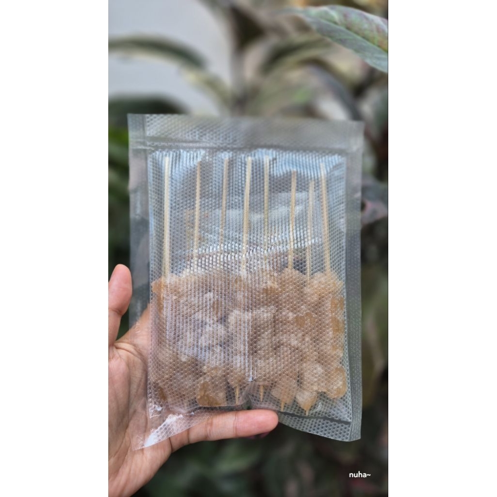 

sate kenyol bumbu kacang kering