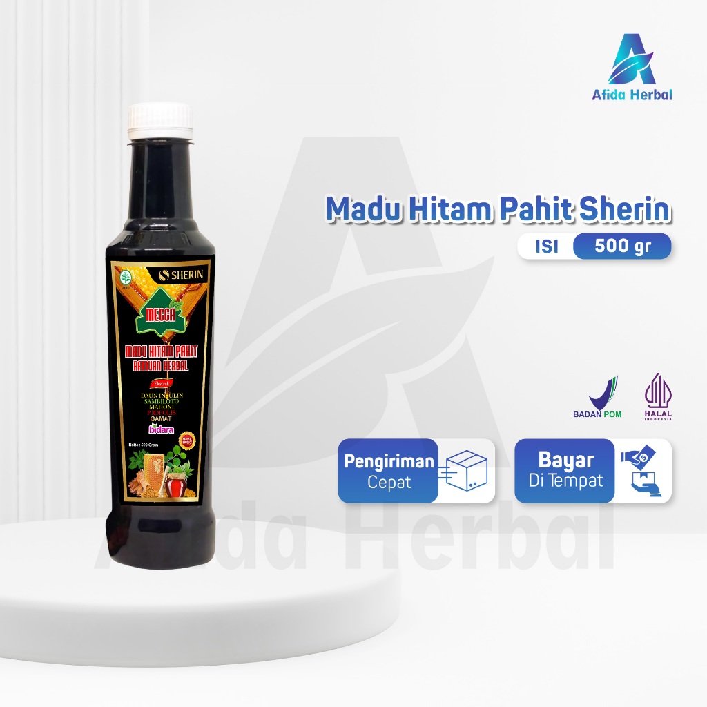 

Sherin - Madu Hitam Pahit Sherin Untuk Diabetes dan Darah Tinggi isi 500 gr
