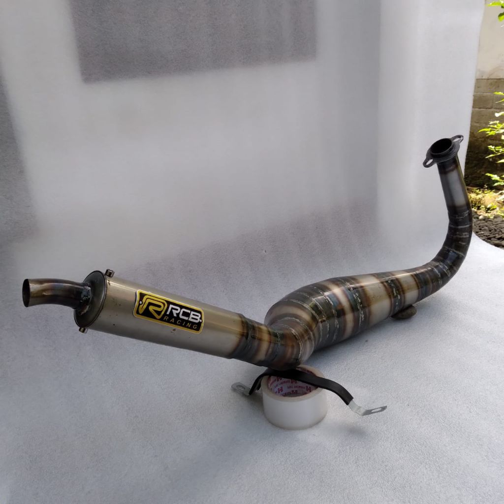 Knalpot Kolong Kobra Rx King Plat rcb