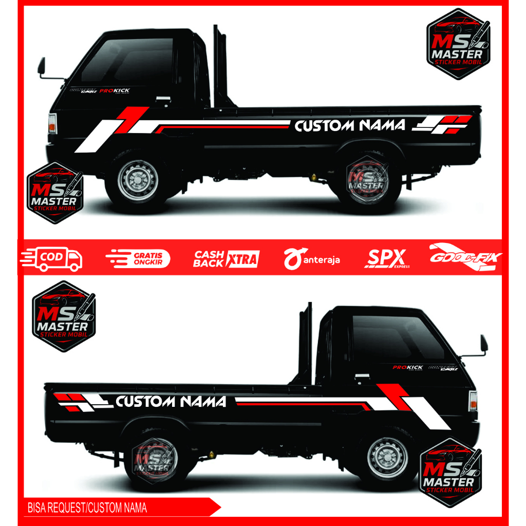 Stiker Mobil Pick Up L300 Pick Up Suzuki Apv Pick Up Grandmax Terbaru Promo Stiker / Sticker Mobil P