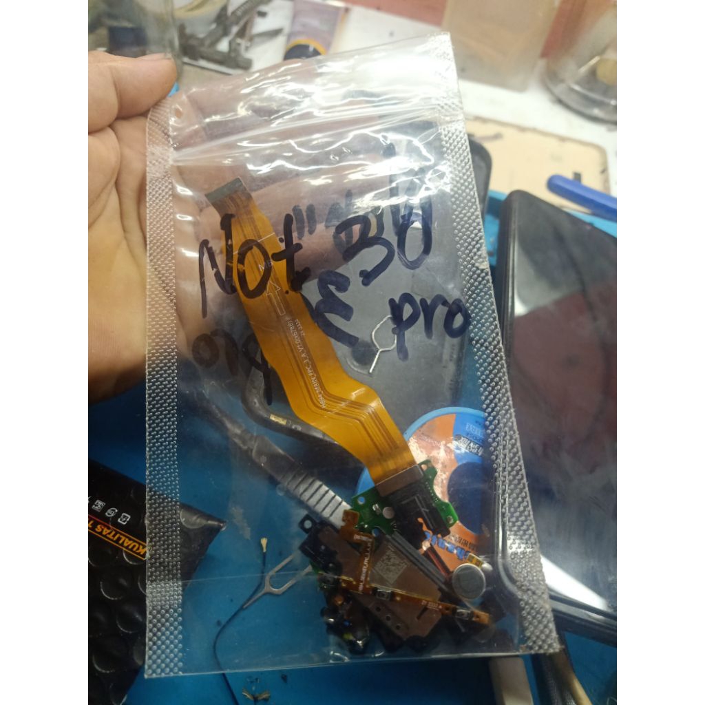 CONECTOR CAS INFINIX NOT 30 PRO+Flexible BOARD+ BUZER
